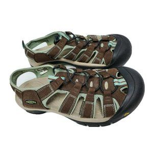 Keen Womens Waterproof Brown/Blue Outdoor Sport Sandals Size 8